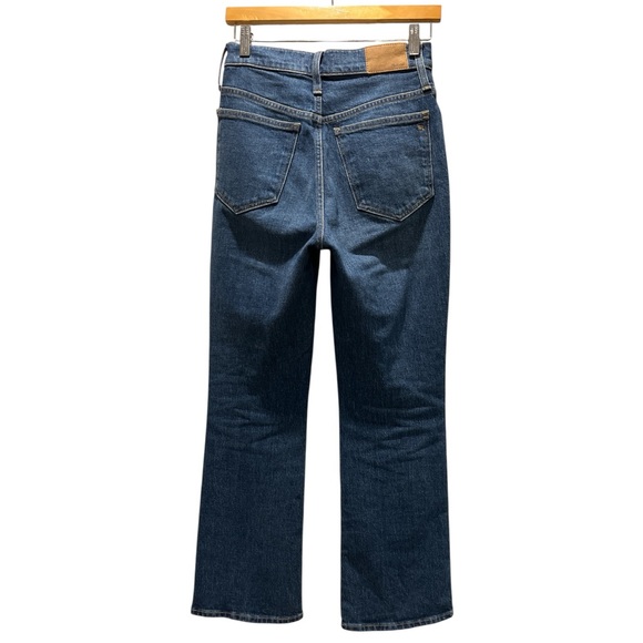 Madewell Perfect Vintage Flare Crop Jeans Medium Wash 25 - Picture 6 of 10